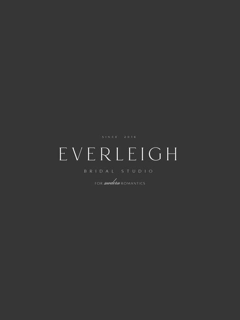 Everleigh Bridal Modern and Elegant Brand Kit by Studio Blanche Logo on Plain Background'