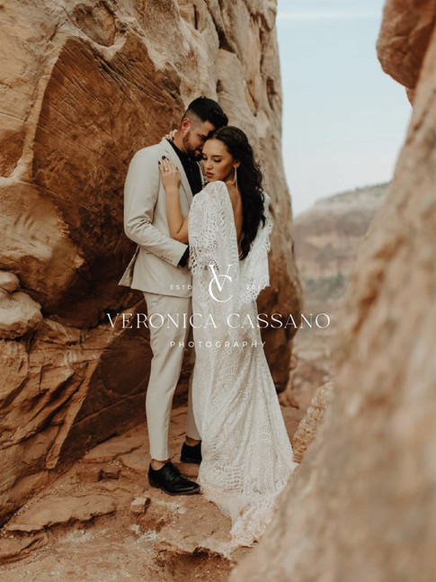 Veronica Cassano Photography Semi Custom Luxury Brand Kit by Studio Blanche Main Logo