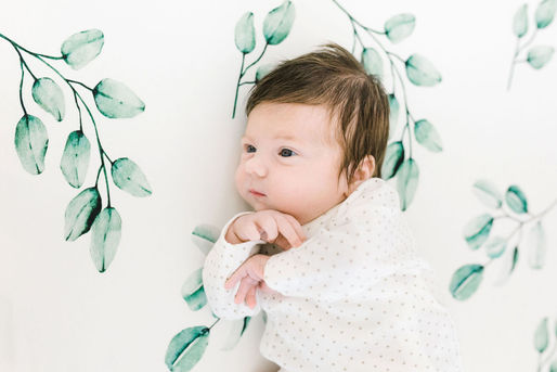 Boho Style Newborn Photo Shoot at Home in Brentwood, Essex