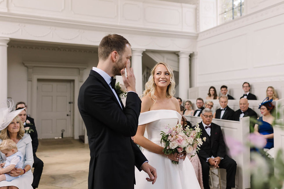 groom crying