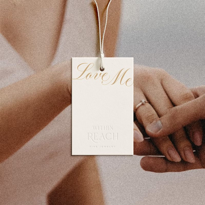 within reach jewelry brand identity and web design by studio blanche