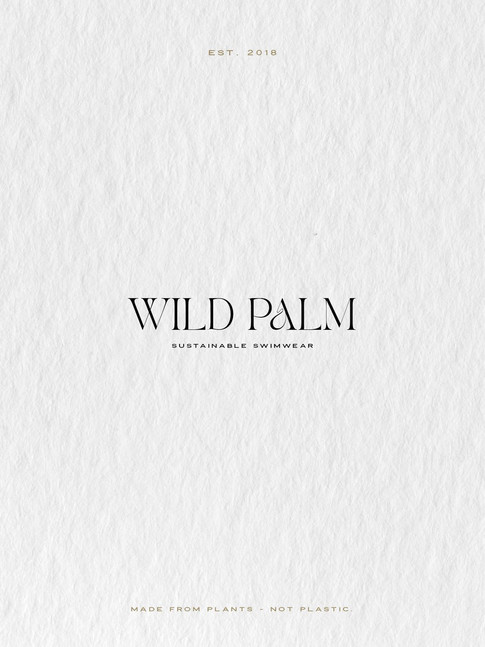 Wild Palm Sustainable Swimwear Brand Kit by Studio Blanche Layout