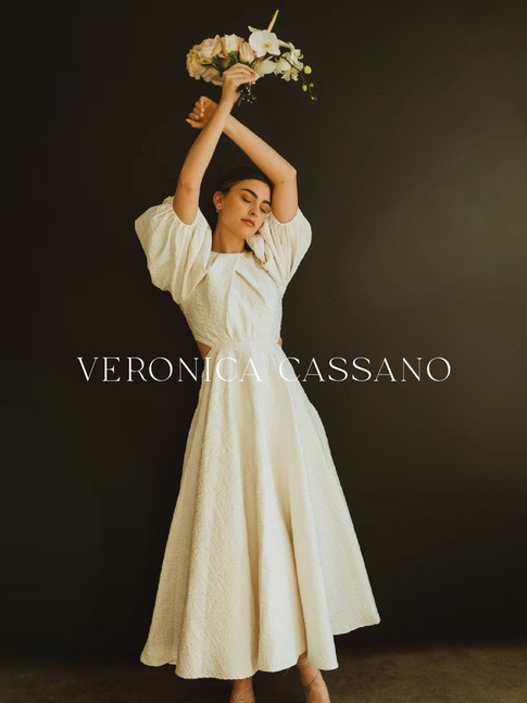 Veronica Cassano Photography Semi Custom Luxury Brand Kit by Studio Blanche Wordmark