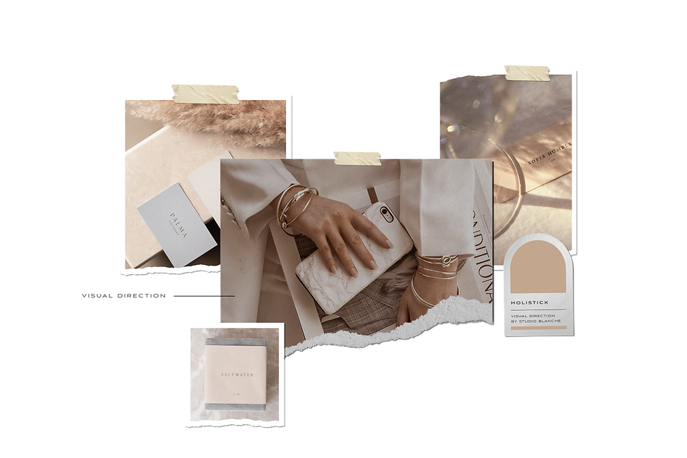 Holistick Organic Skincare Brand Identity and Packaging by Studio Blanche