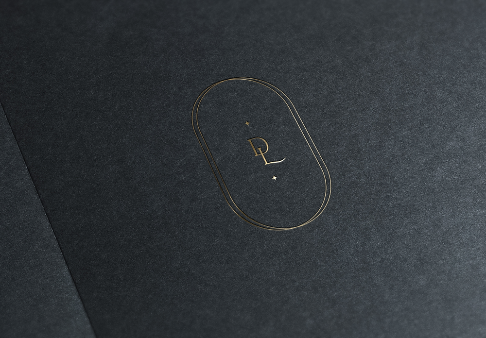 Defined Luxe Events Branding Wedding and Events Planner Logo Embossed