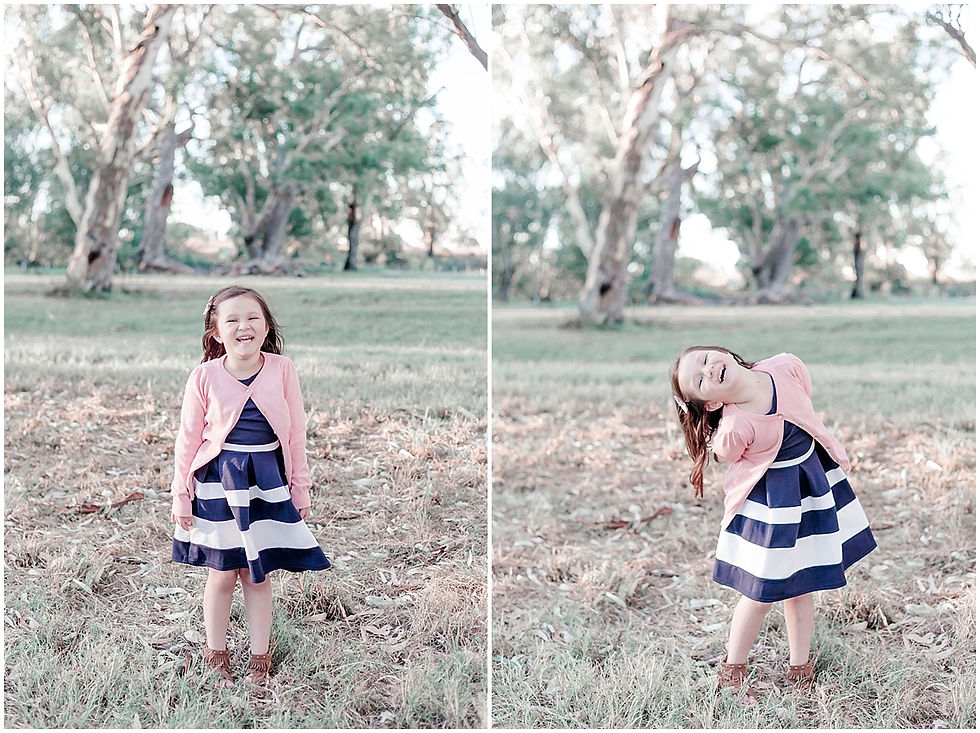 Havanah smiles at the camera for Mommy - Erin Michele Thomson - Dubbo Photographer