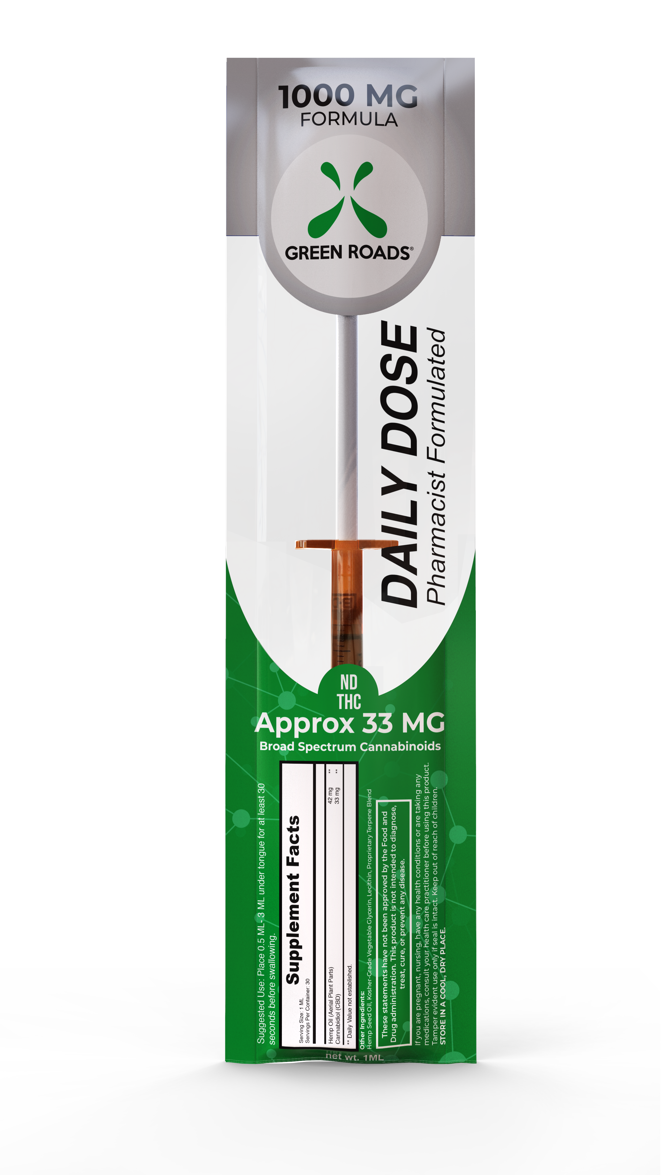 Daily Dose - 33mg CBD Oil