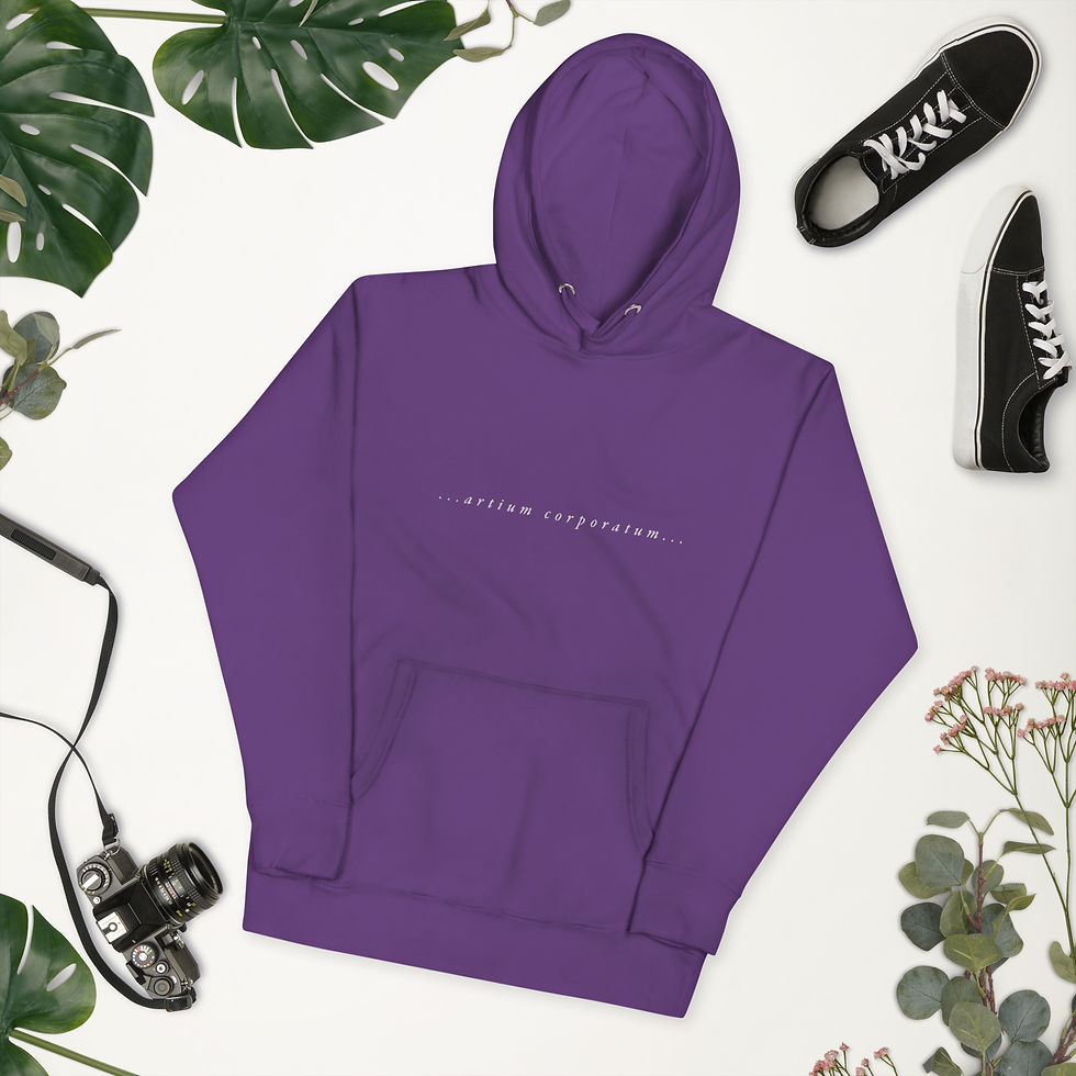 Thumbnail: Premium Hoodie with large embroidery