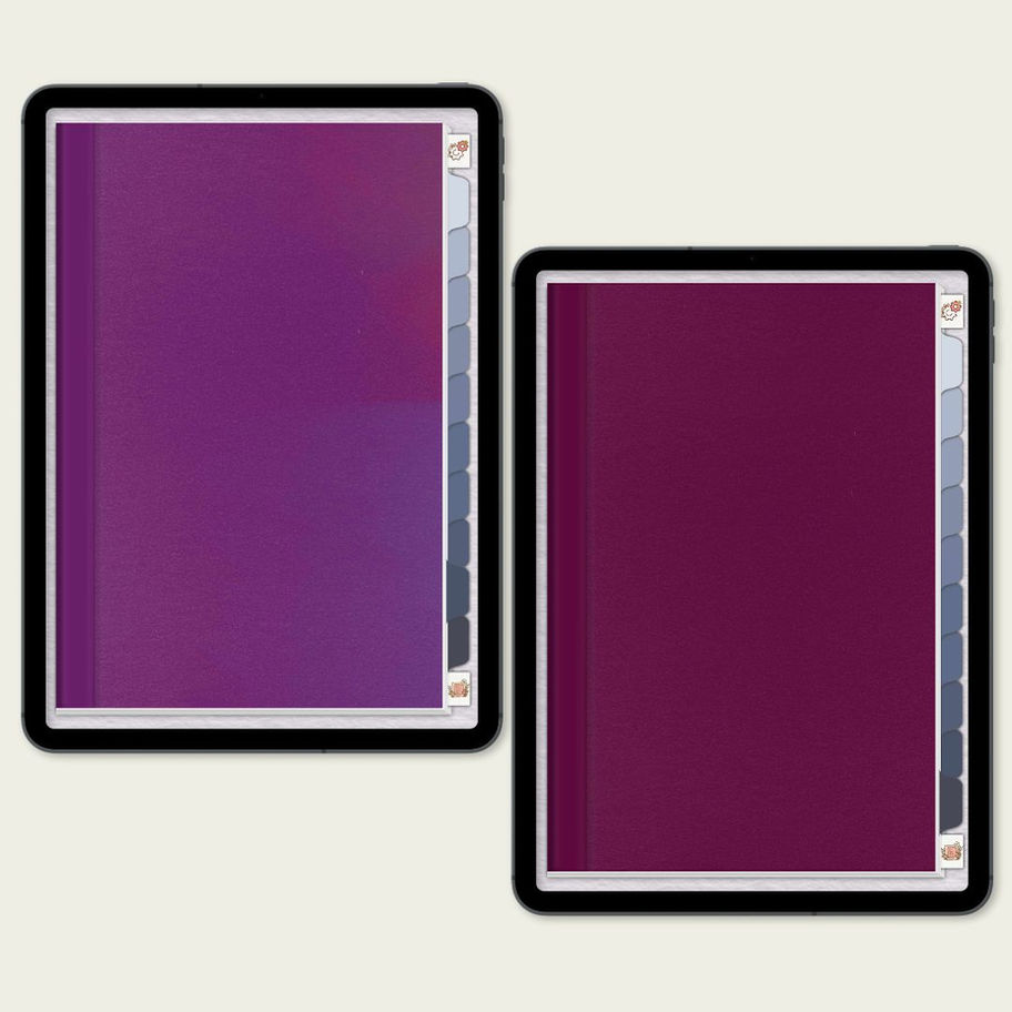 Caderno digital deep purple 10 abas - aba9-10