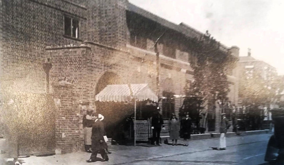 The Margate Hebrew Congregation, shortly after its opening in 1929.