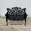 Thumbnail: CAST IRON Black 2-Seater Garden Chair (GF16)