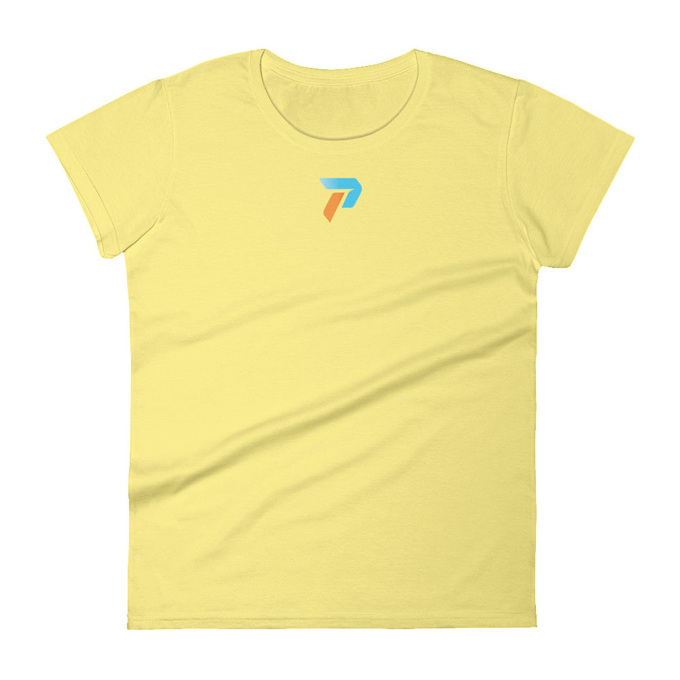 Logo short sleeve ( Yellow ) Women's