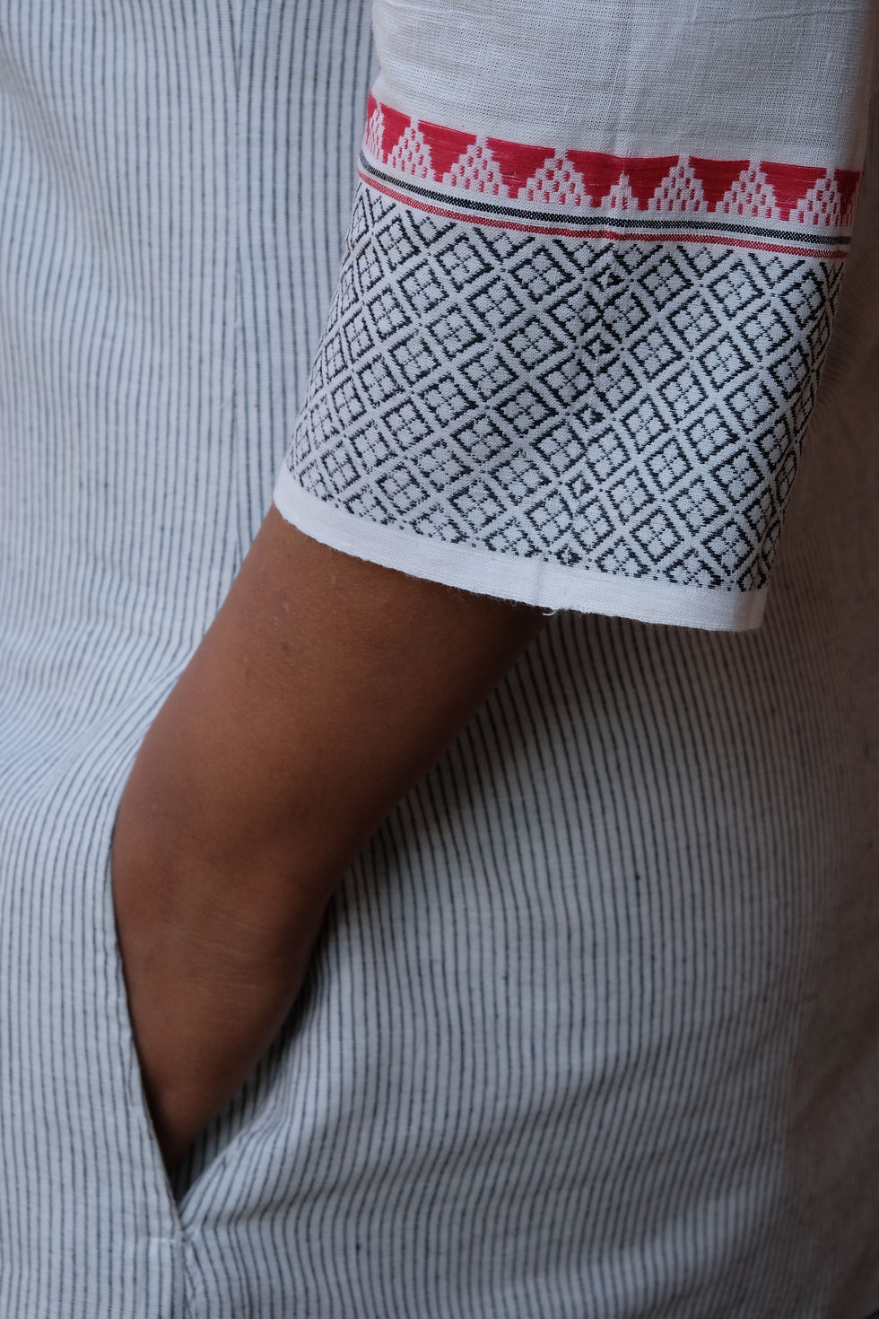 Thumbnail: Vertical Stripes Reversible Dress