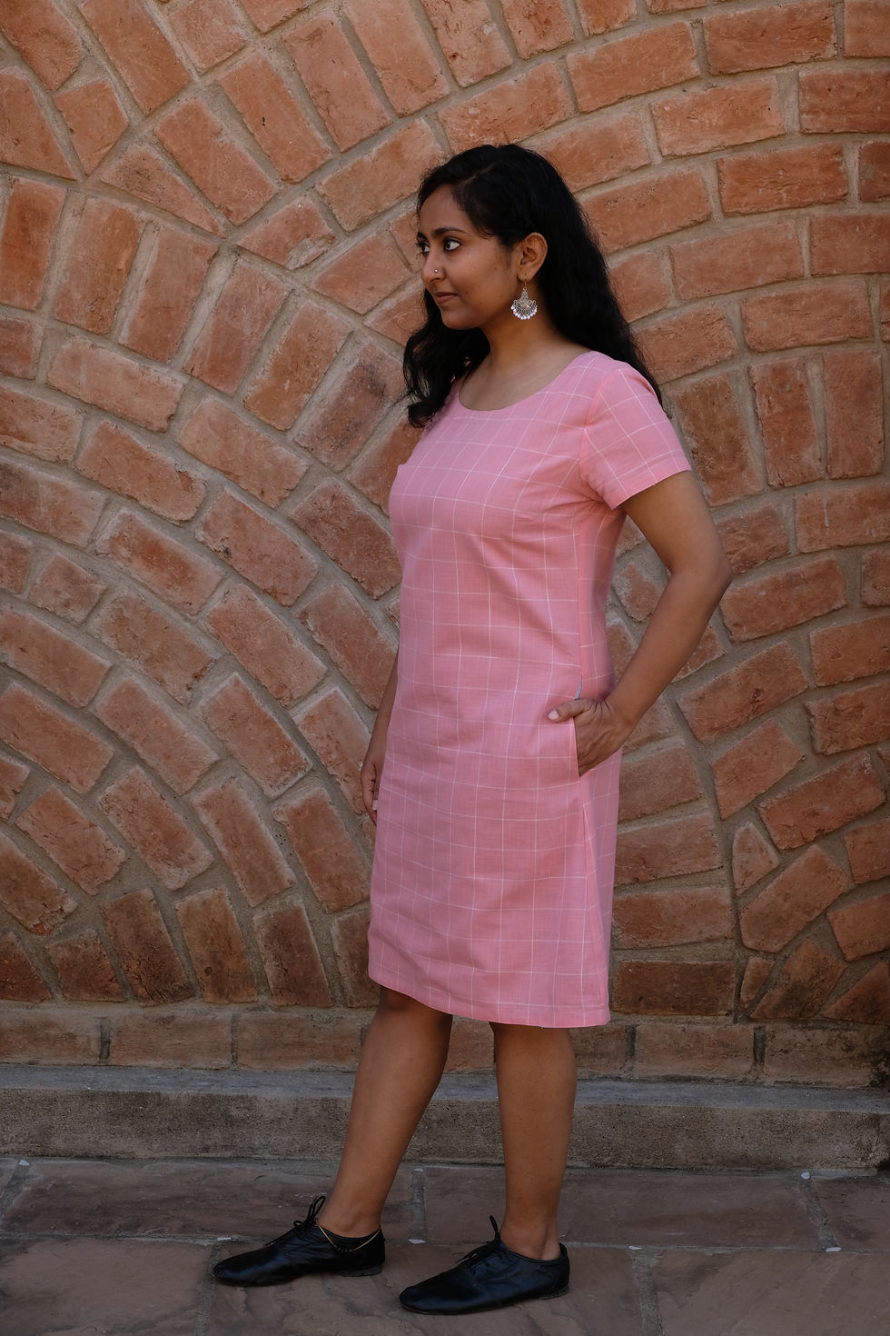 Thumbnail: Blue and Pink Reversible Dress