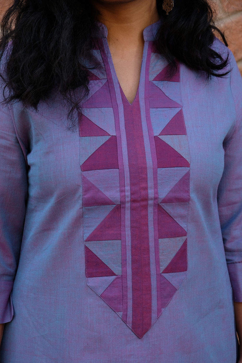 Thumbnail: Acqua Magenta Patchwork Tunic