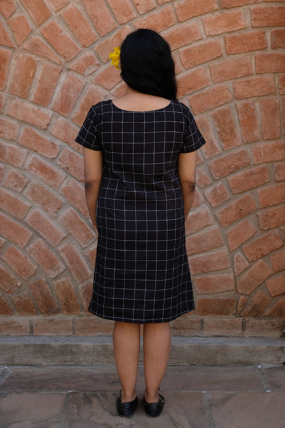 Thumbnail: Black and Green Reversible Dress