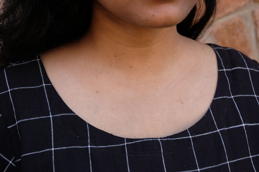 Thumbnail: Black and Green Reversible Dress