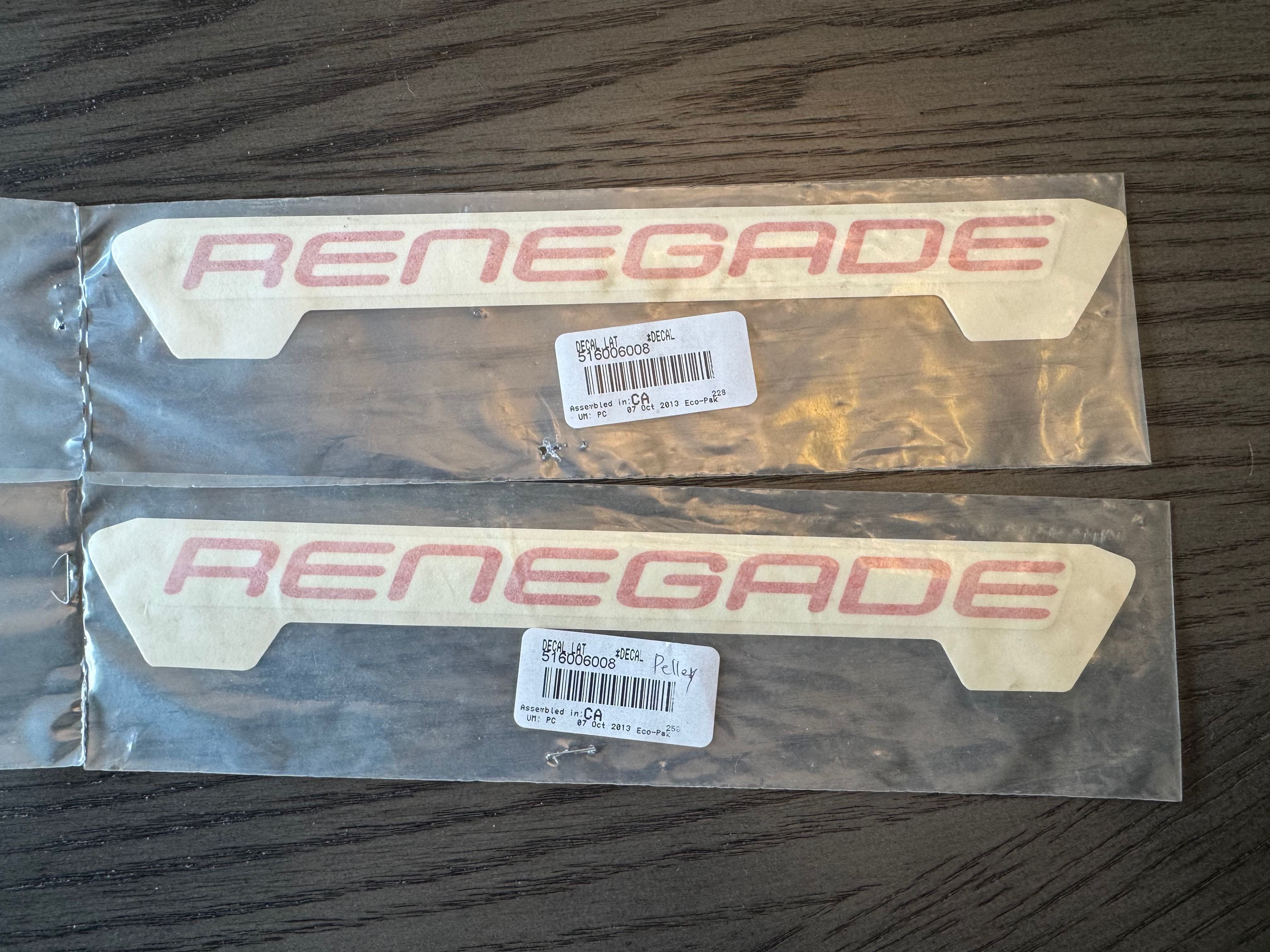 Renegade Decal set 516006008