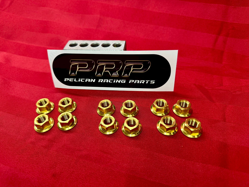 Polaris Snowmobile Cylinder Nuts, Titanium