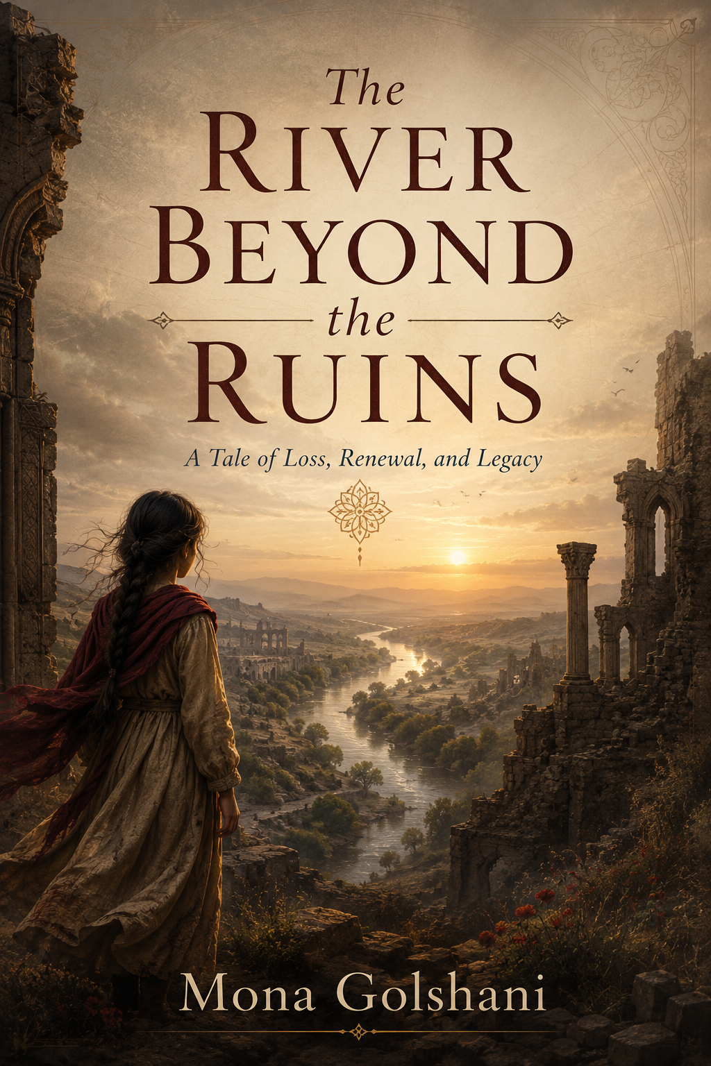 The river beyond the ruins 