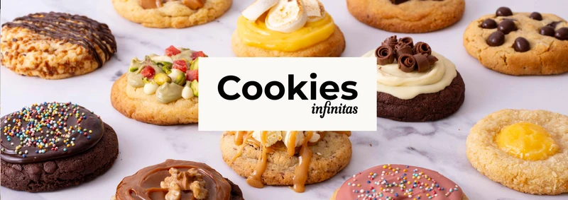 variedades de cookies elaboradas a partir del curso cookies infinitas