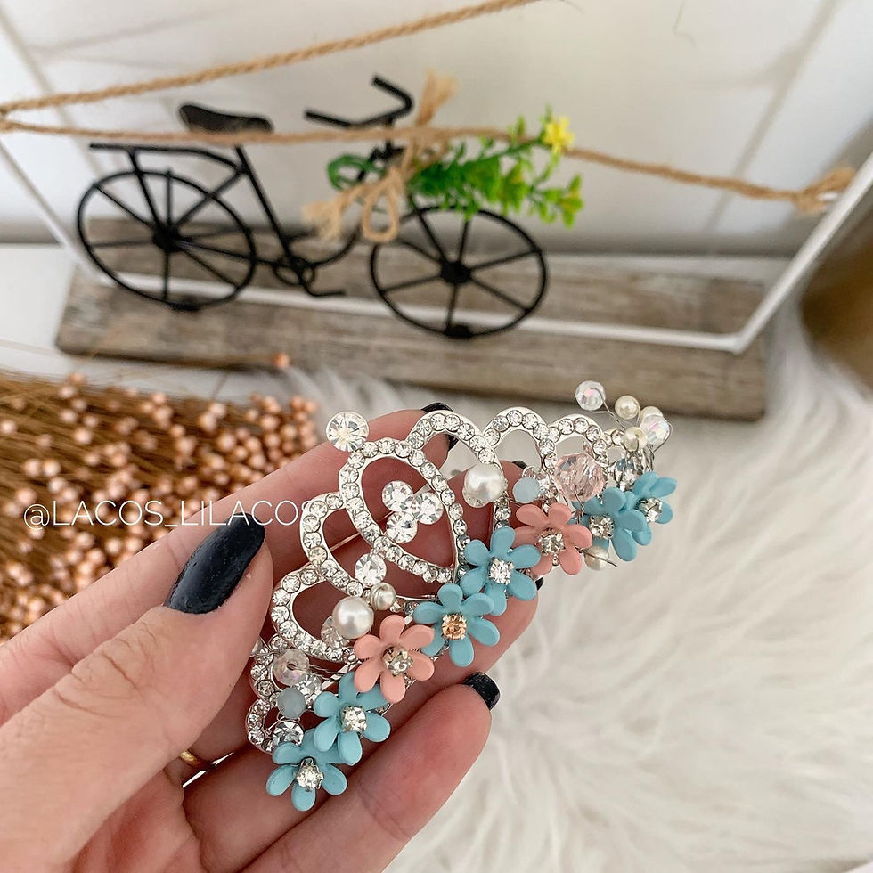 Miniatura: Tiara Luxo Coroa