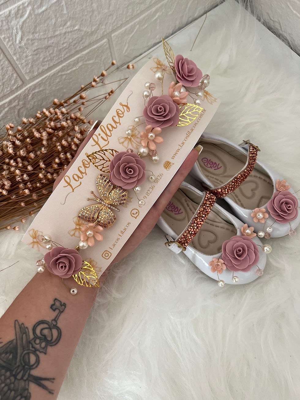 Miniatura: Kit luxo Tiara e Sapato 