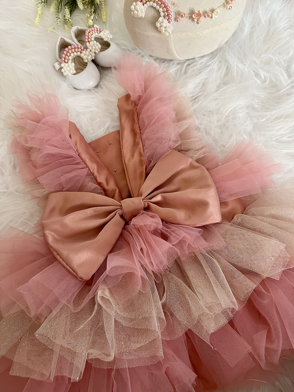 Miniatura: Vestido infantil, vestido princesa, vestido tule, vestido rodado, vestido festa, vestido luxo, vestido flores, vestido menina, vestido laços lilaços, vestido dama, vestido formatura infantil, vestido bordado, Vestido Boho, vestido arco iris, 