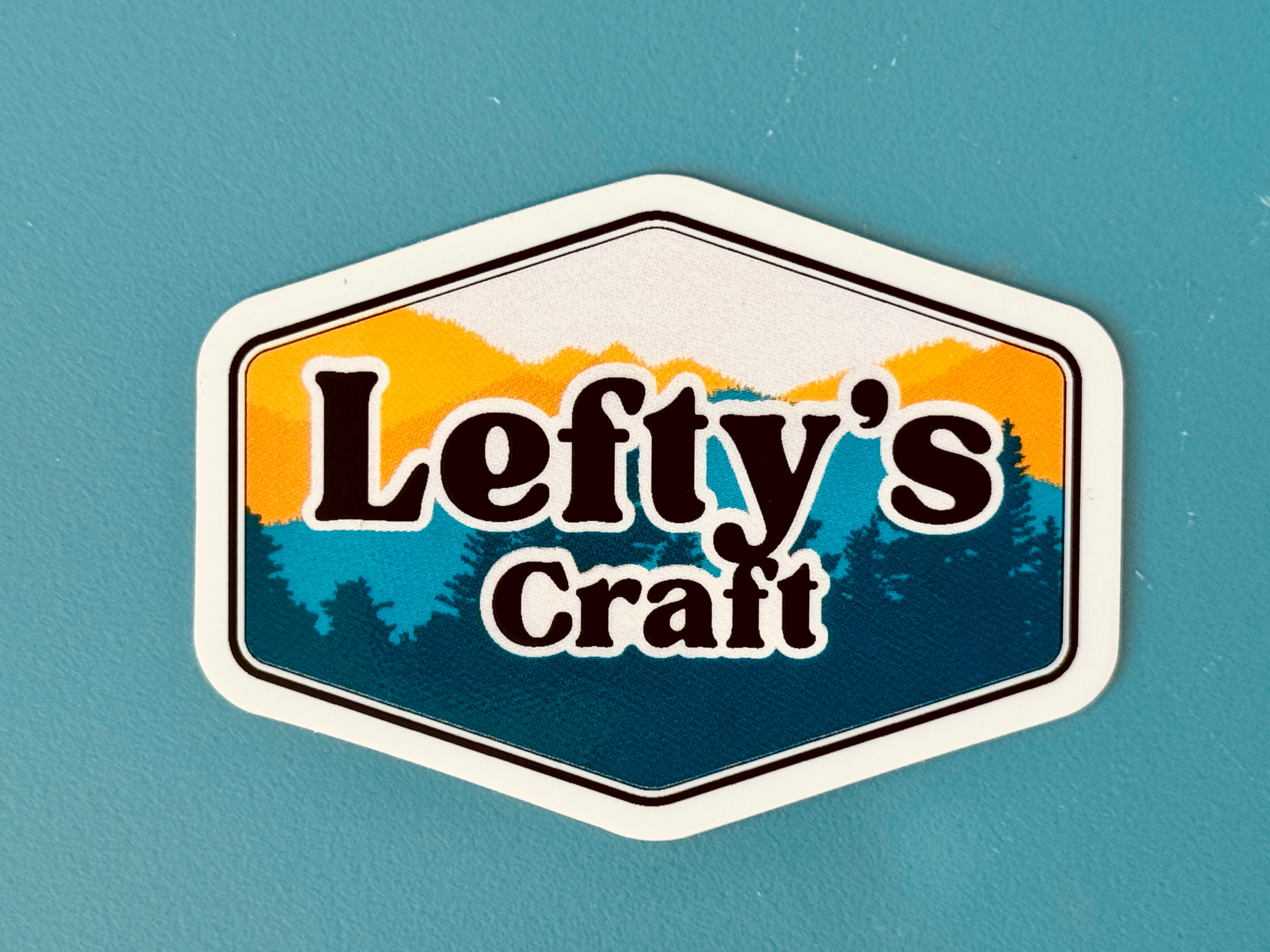 Logo Sticker - In the Mountains, small