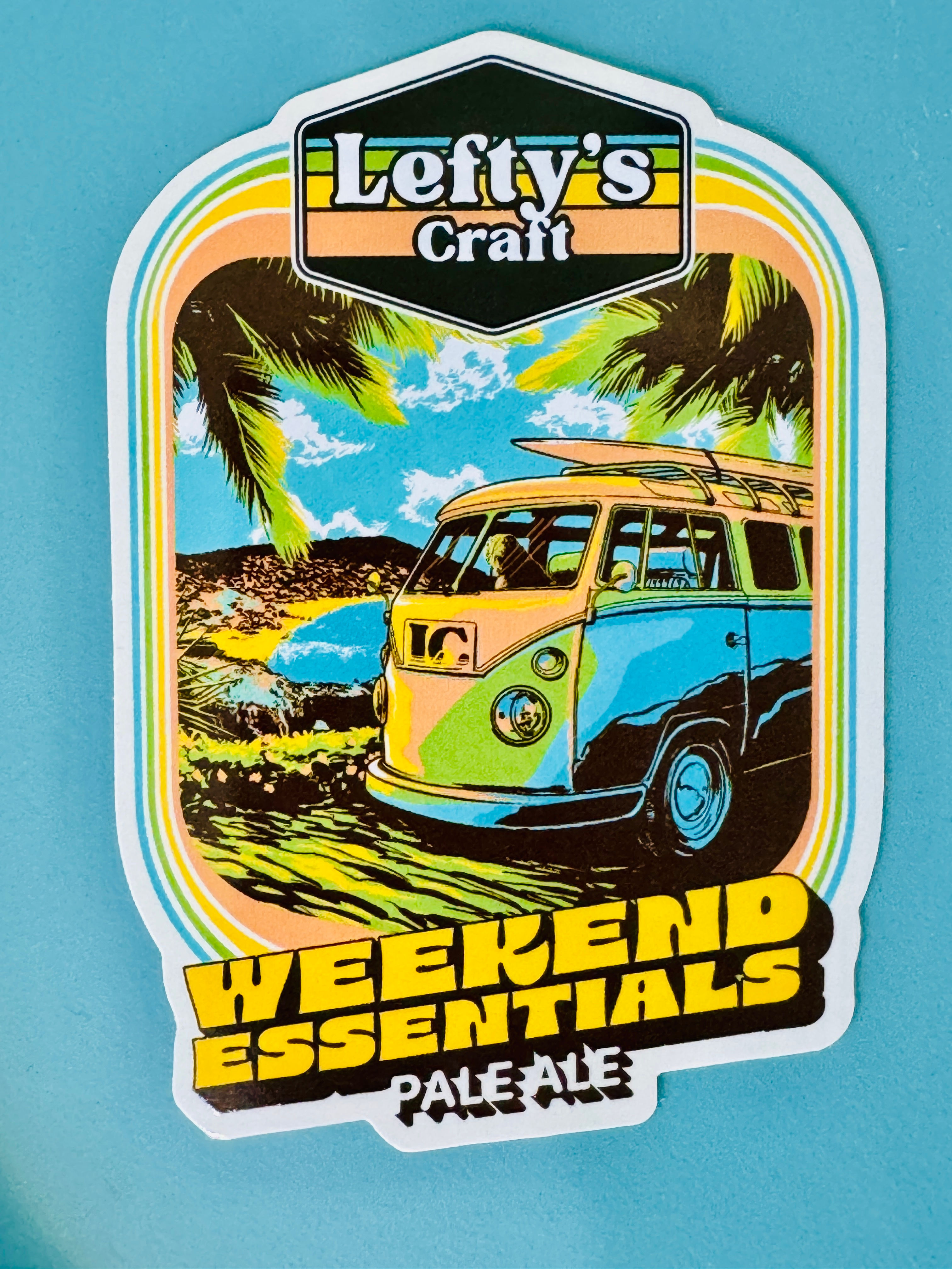 Weekend Essentials Sticker - small