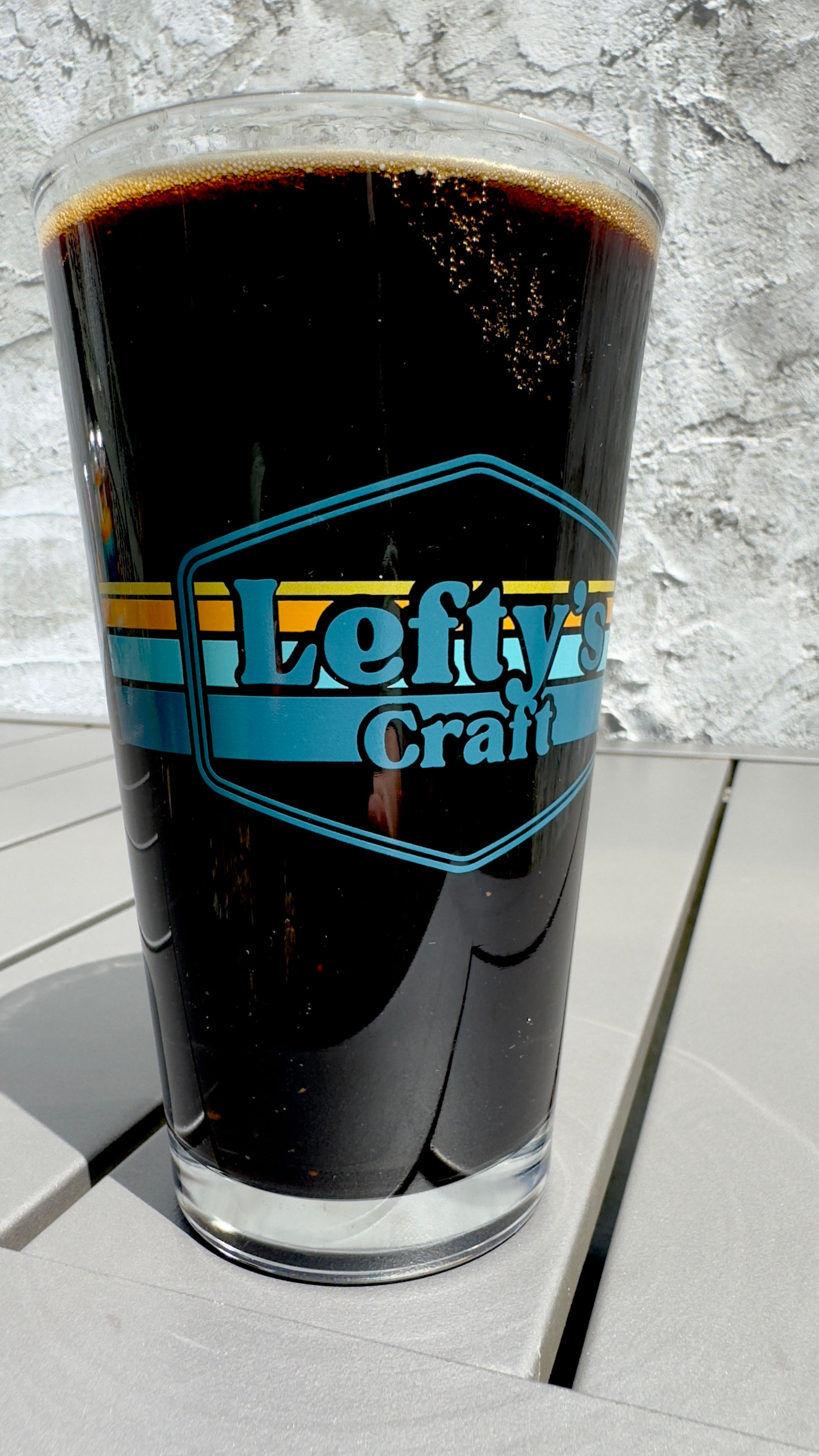 Retro Pint Glass 