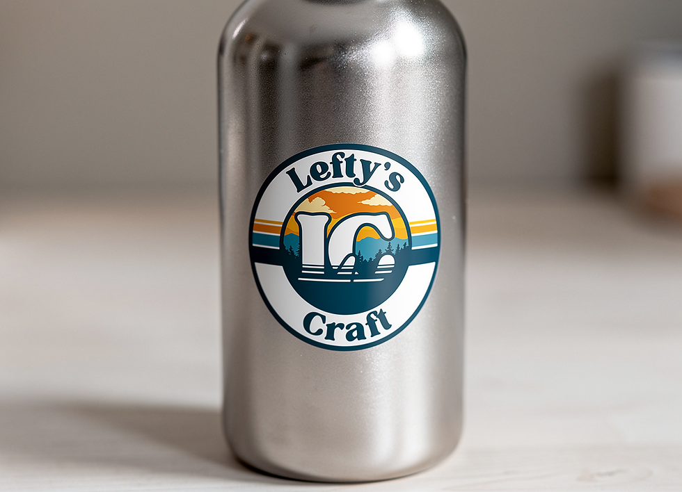 Thumbnail: LC Retro Sunset Sticker 
