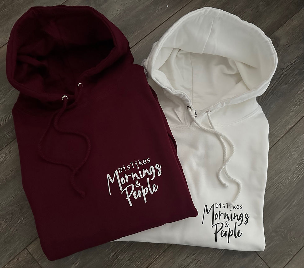 Thumbnail: Dislikes Mornings & People Hoodie