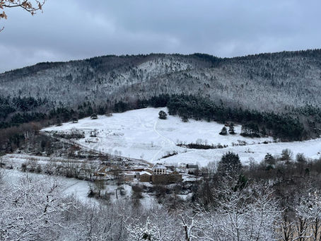La Borie sous la neige
