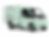 Green Mini Pickup Cargo Box Side Profile