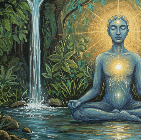 Meditação recebendo a orientação Divina