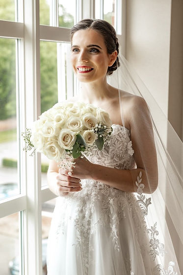 Bridal hair and makeup at Carden Park Hotel and Spa, Cheshire