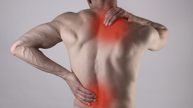 Back pain area that can be relieved by the cool gel