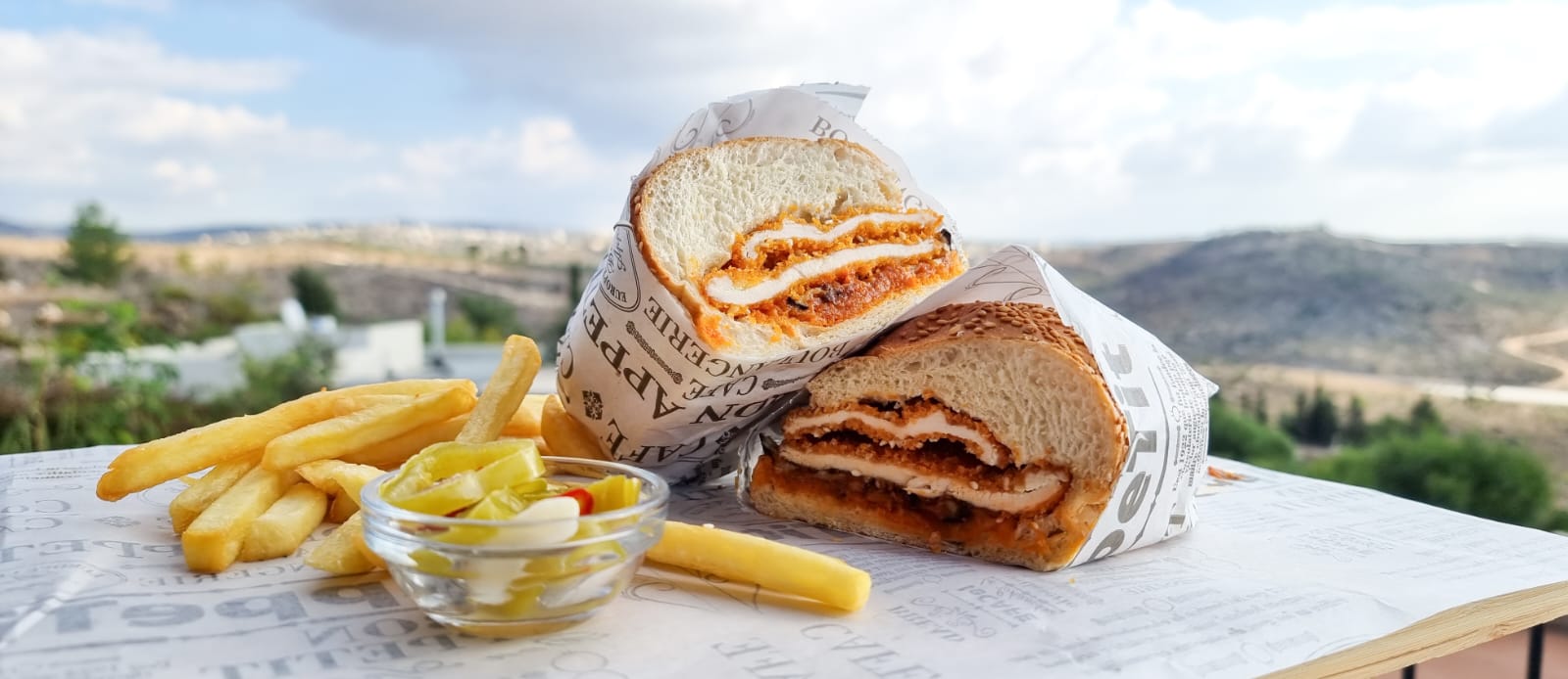 Arranged Food and Objects