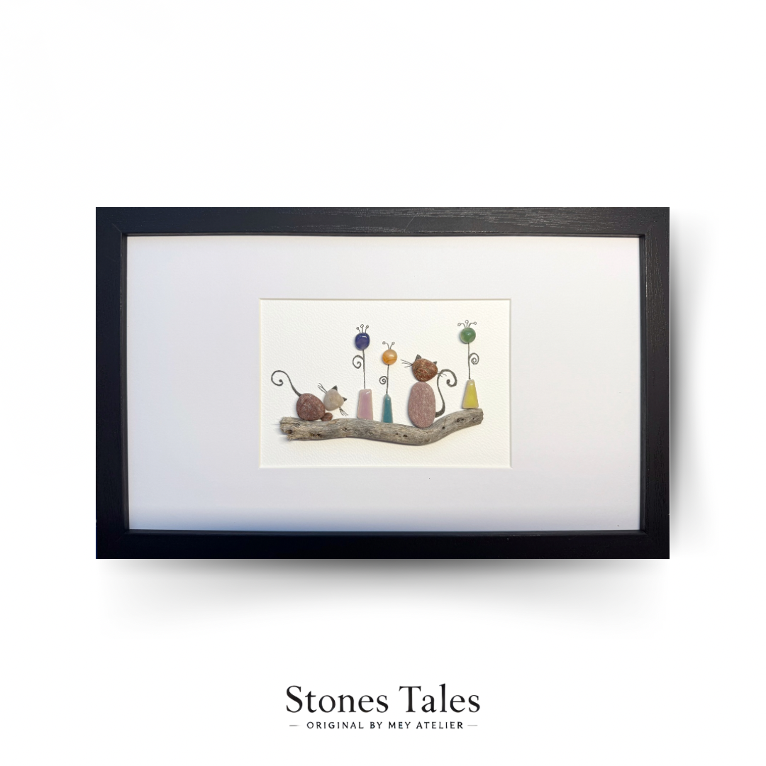 🐾 Katzenflüstern auf Treibholz