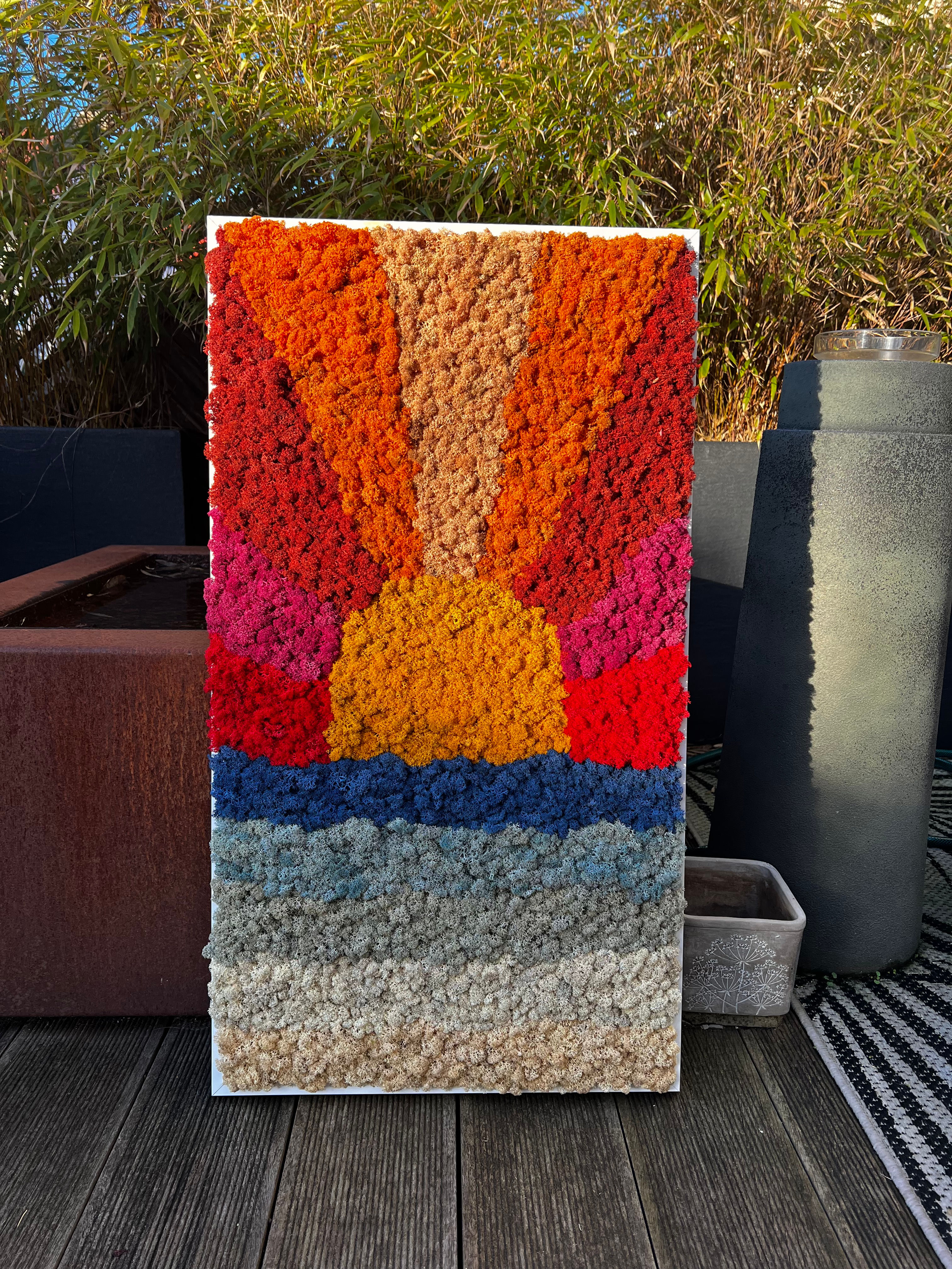 Moosgemälde "SUNRISE"