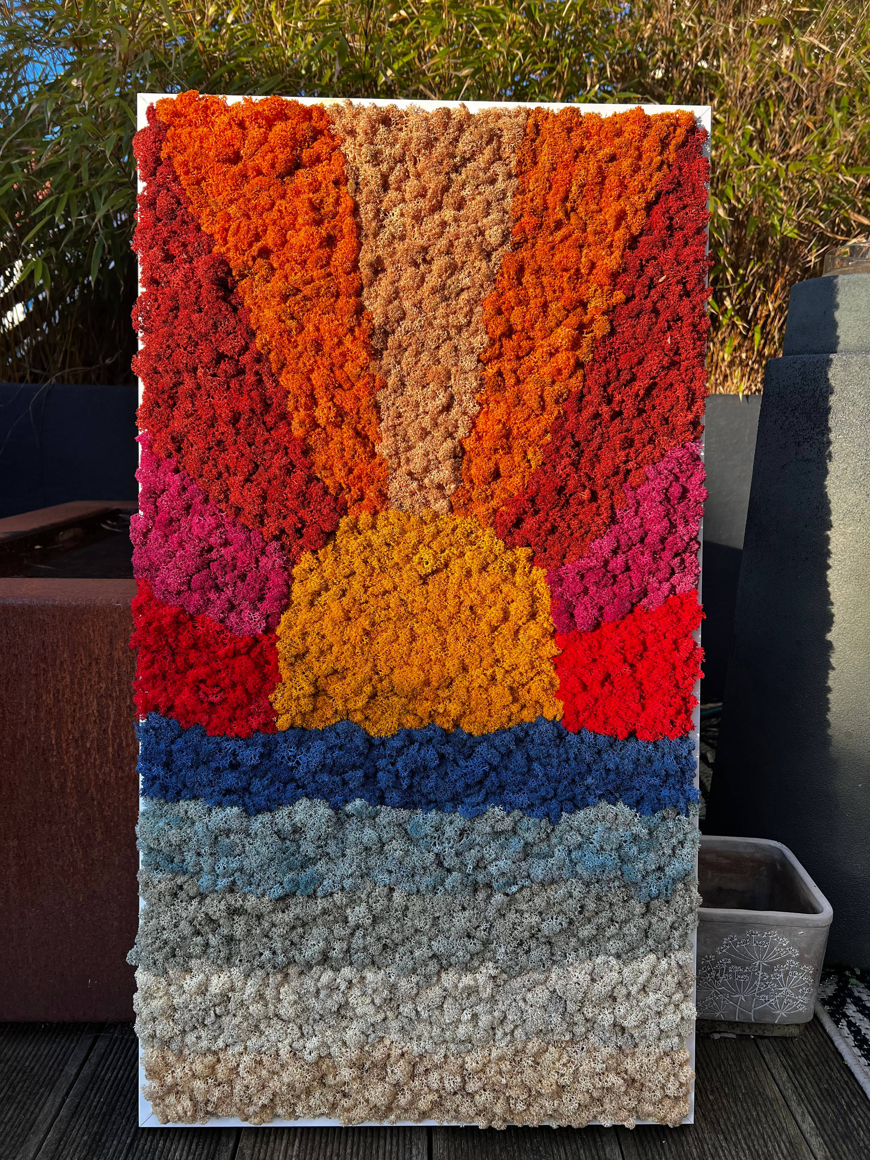 Moosgemälde "SUNRISE"