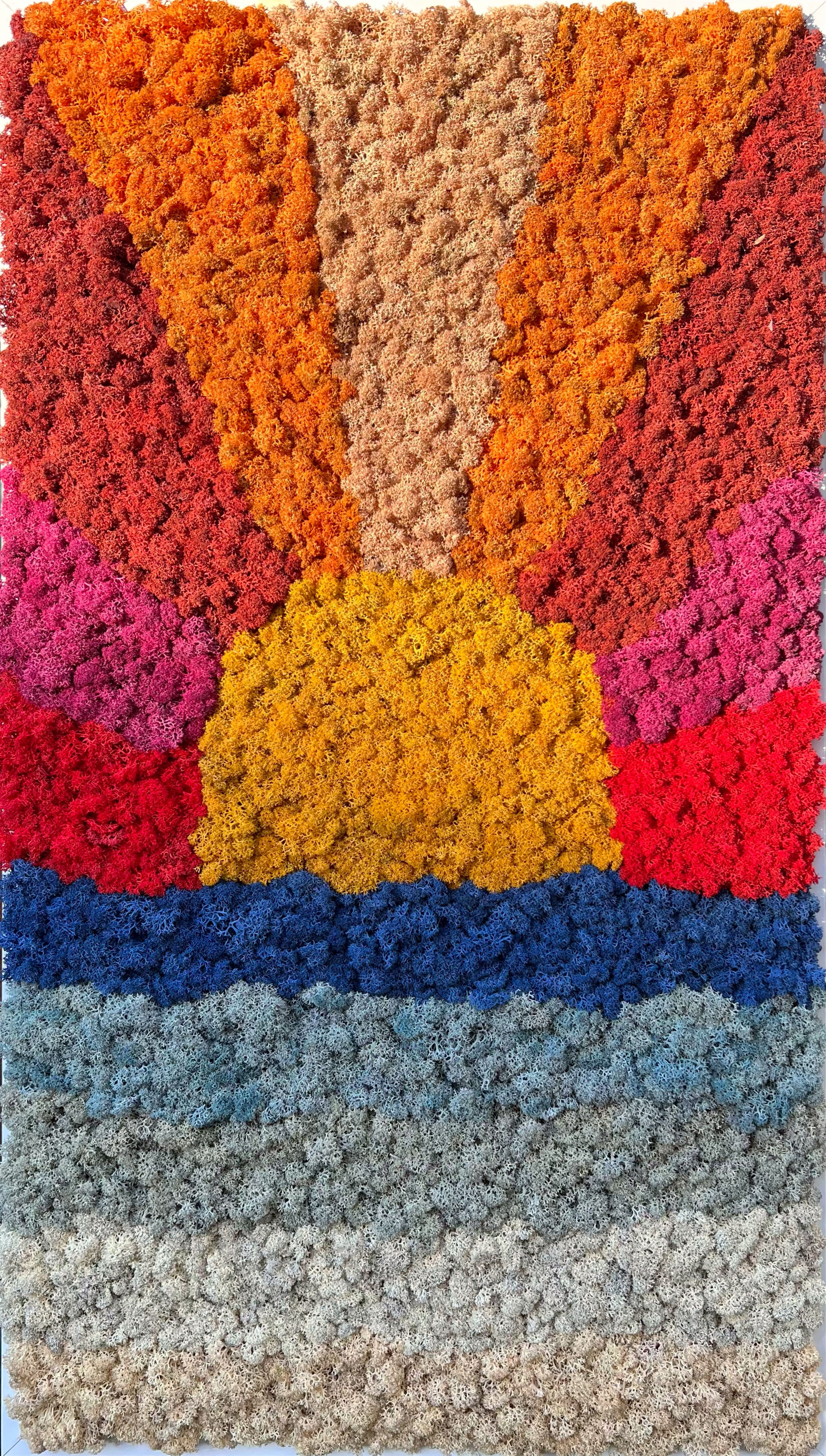 Moosgemälde "SUNRISE"