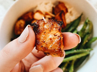 Air Fryer Salmon Bites