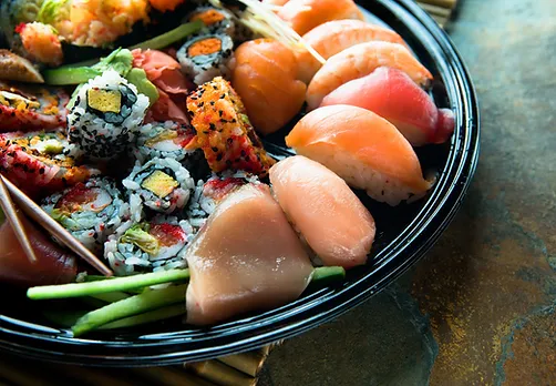 Sushi platter