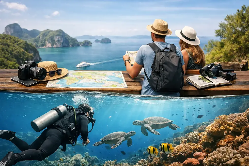 How to Plan Diving and Sightseeing Right