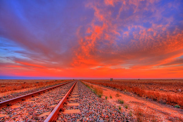 Outback Australia rail