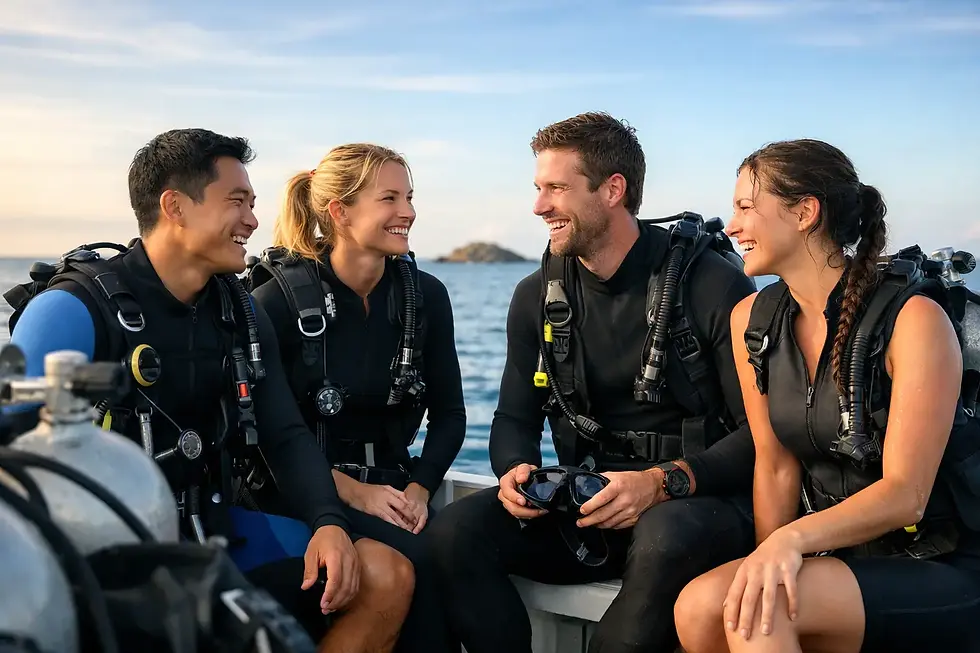 Scuba Diving Trips for Friends That Work
