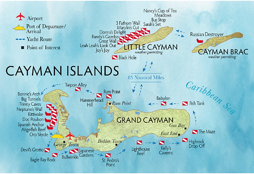 Cayman Island Map