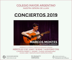 Conciertos 2019 – Marcos Montes “Un mundo guardado”